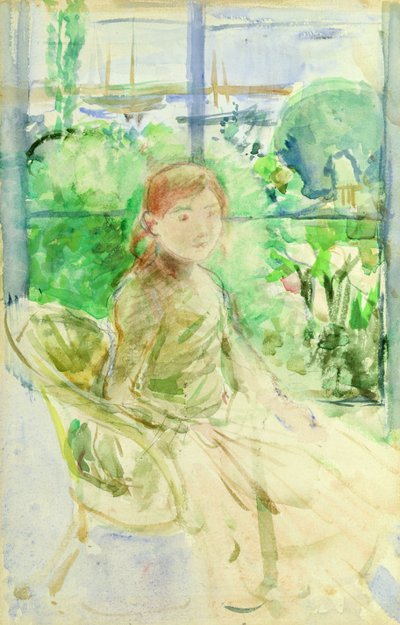 Interior of a Cottage by Berthe Morisot